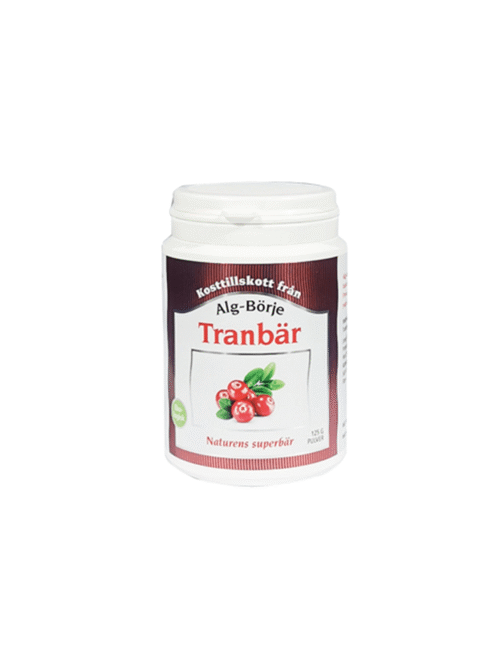 Tranbärspulver EKO 125 gram